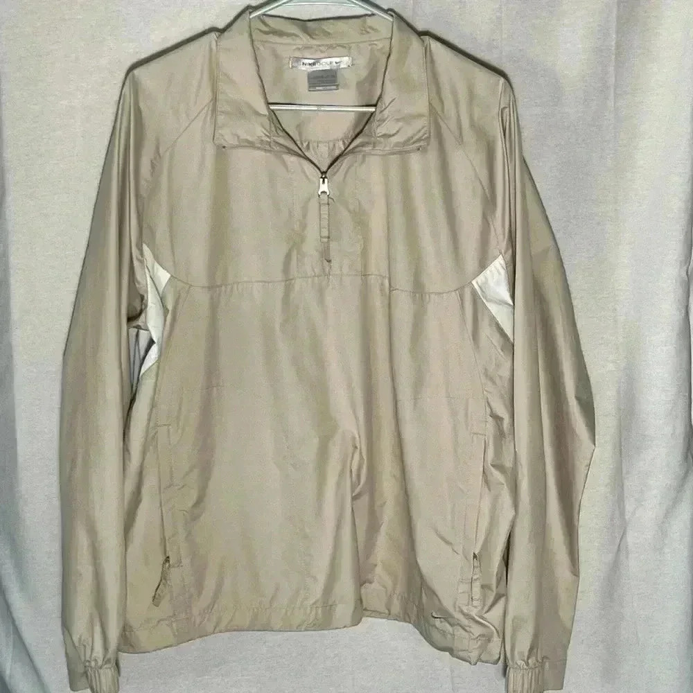 Nike Womean Vintage Golf Jacket Lightweight Pull Over Cinch Waist Sz. XL - Picture 1 of 8